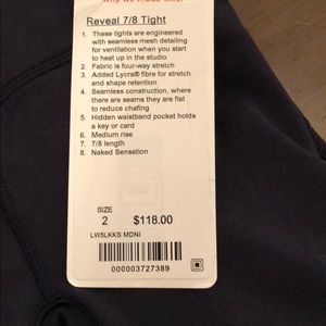 Brand New Lululemon Pants Size 2